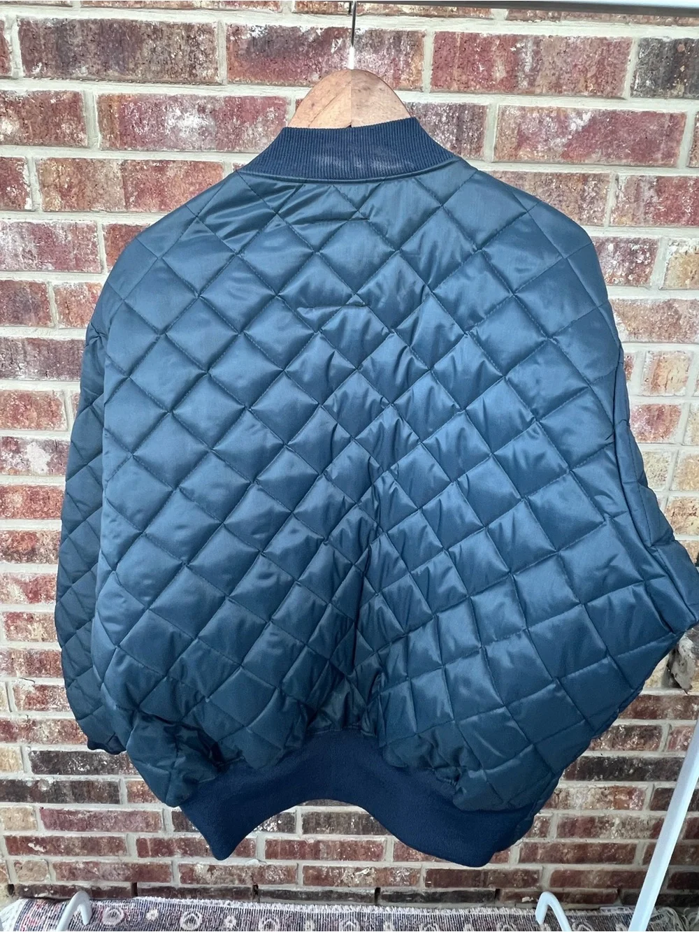 Vintage Horace Small Quilted Bomber Jacket Liner Made in USA